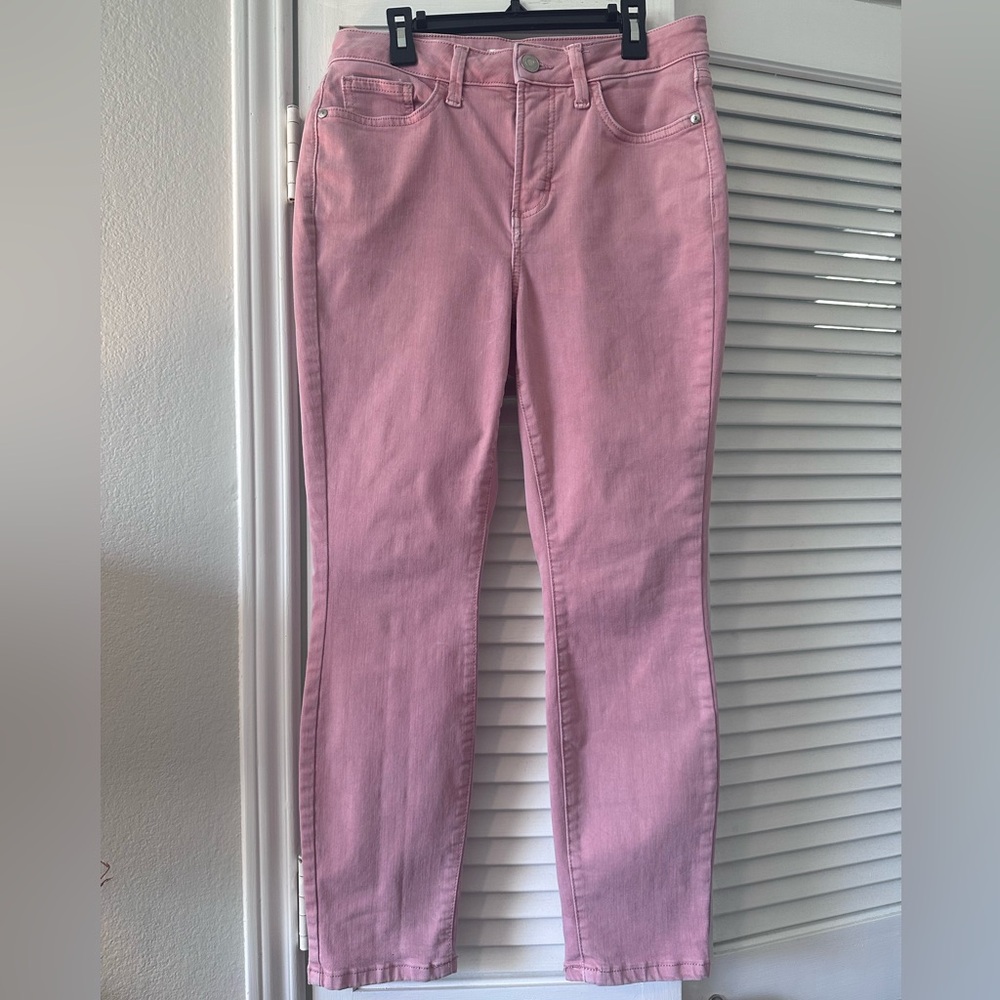 LC Lauren Conrad Pink Skinny Ankle Jeans Size 6